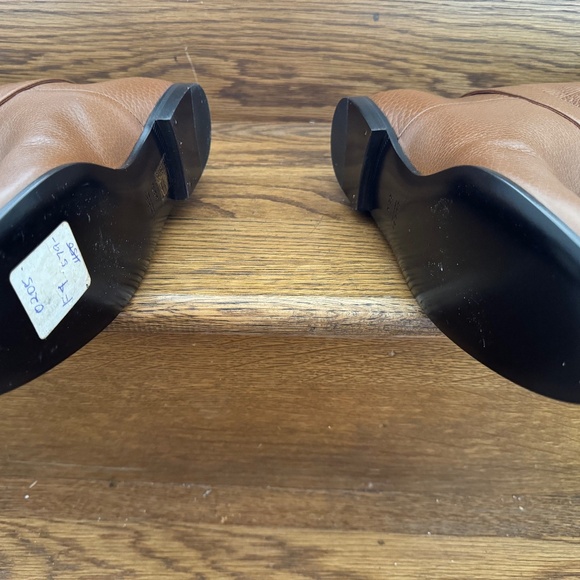 Gucci Brown Leather Boots NWT 8.5 38 1/2 In Box - Picture 6 of 10